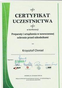 Certyfikat 15